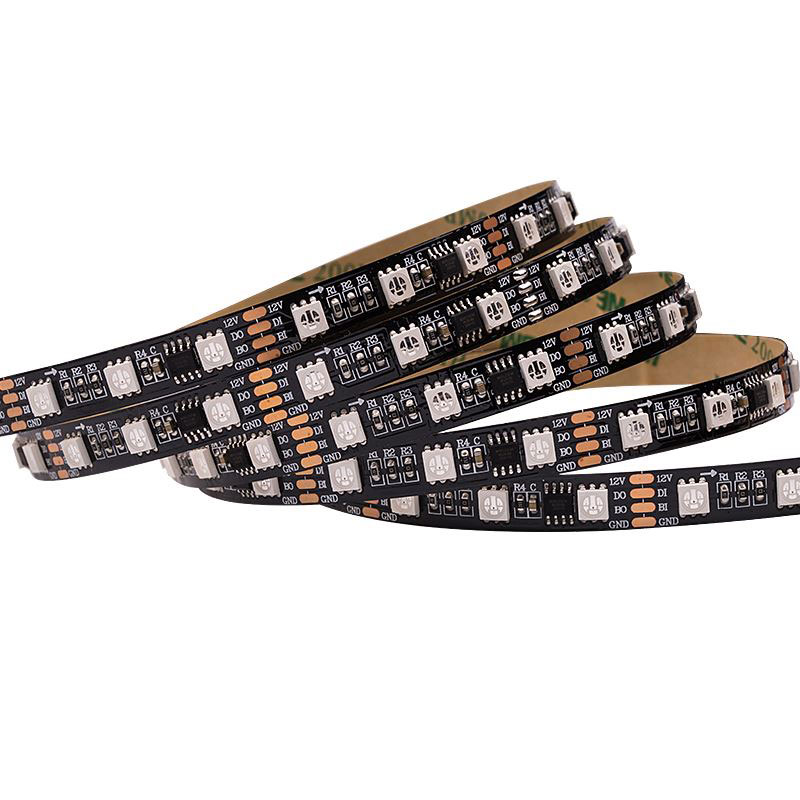DC12/24V TM1934 5050SMD Breakpoint-Resume 16.4Ft 300LEDs Dream Color Addressable RGB Digital LED Strip Lights DC12/24V TM1934 5050SMD Breakpoint-Resume 16.4Ft 300LEDs Dream Color Addressable RGB Digital LED Strip Lights